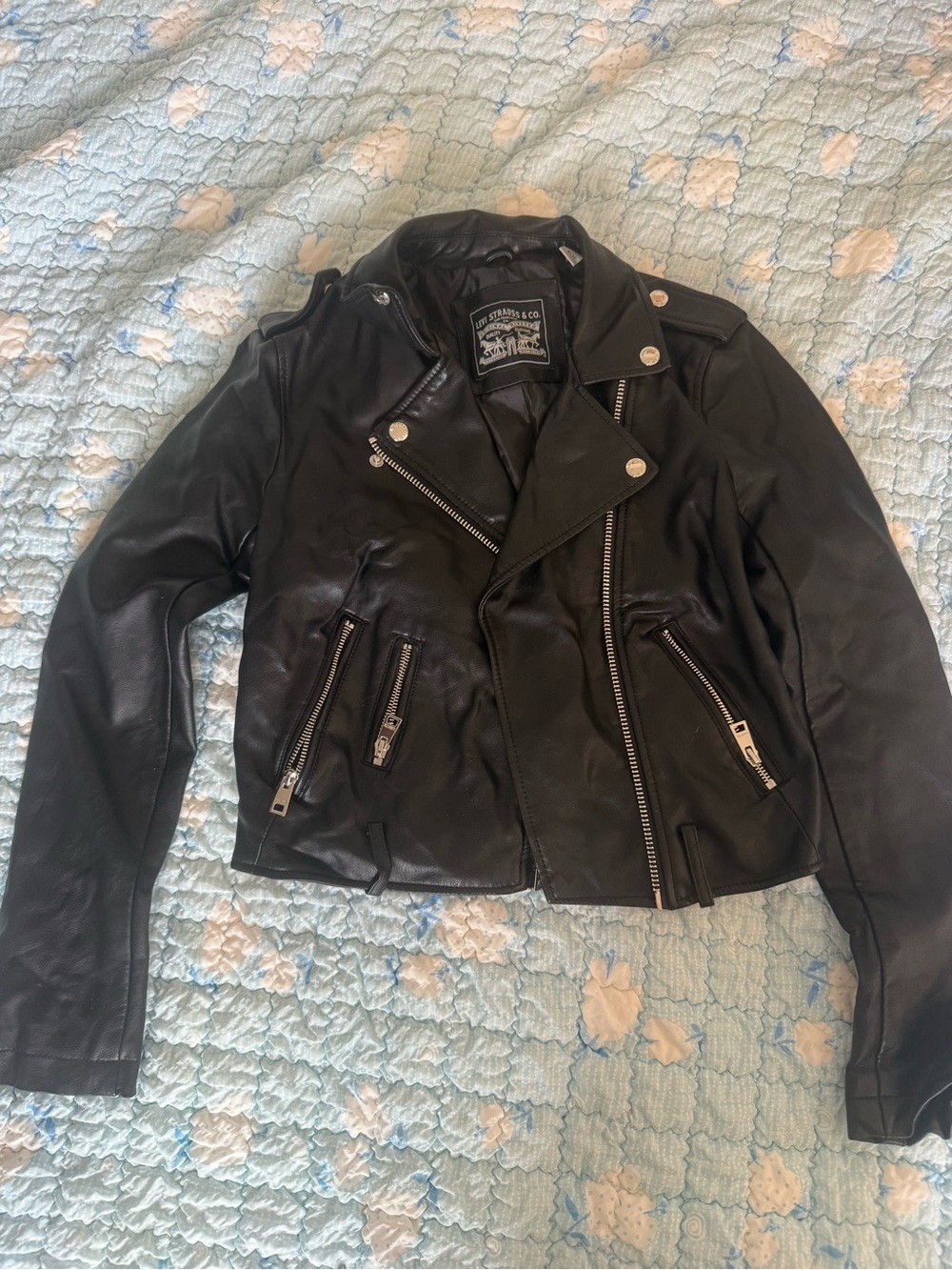 Levi’s Cropped Moto Jacket